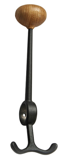 Essem Design Oskar krok sort, knott av eik
