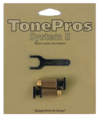 TonePros SPRS2 B Brass Locking Studs TonePros SPRS2 B Brass Locking Studs
