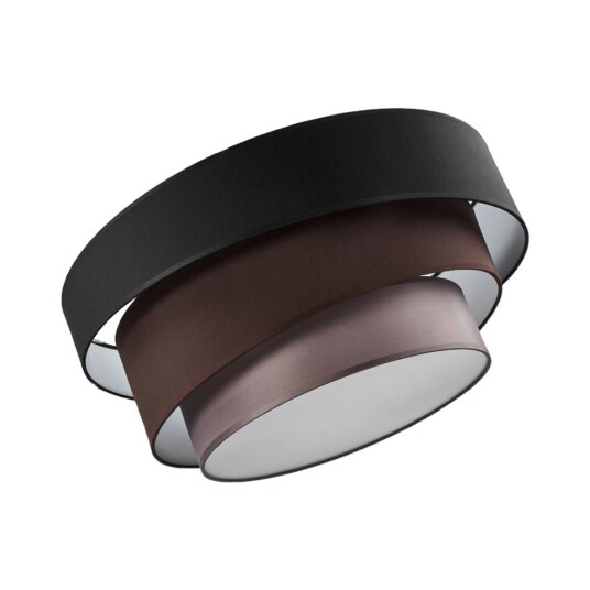 Lindby Melia tiltalende svart og brun taklampe Lindby Melia tiltalende svart og brun taklampe