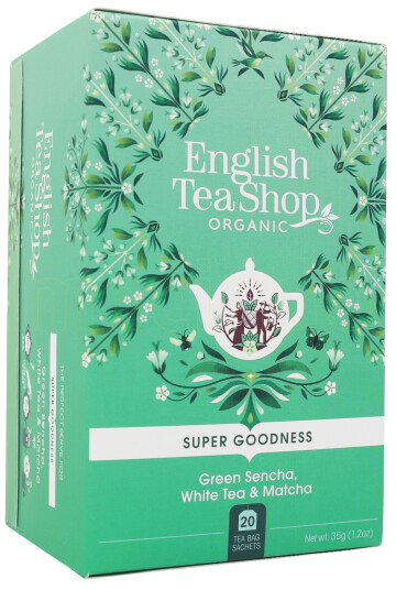 English Tea Shop Green Sencha White Tea & Matcha Ø - 20 Poser English Tea Shop Green Sencha White Tea & Matcha Ø - 20 Poser