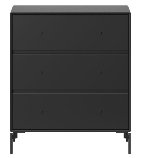 Montana Carry kommode Black 05, sortlakkerte ben