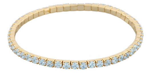 Snö Of Sweden Meadow Elastic Bracelet Gold/Light Blue M/L Snö Of Sweden Meadow Elastic Bracelet Gold/Light Blue M/L