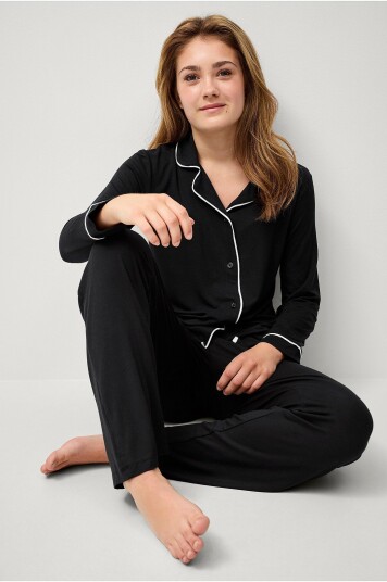 Ellos Collection Pyjamas Nemi Svart
