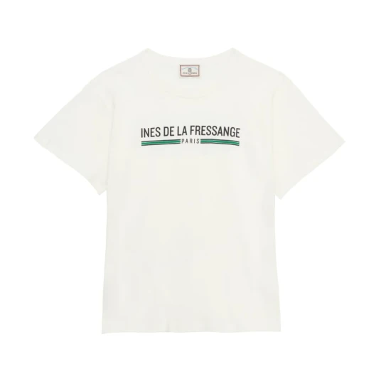 Ines de la Fressange Paris Dame Topper Hvit S Ines de la Fressange Paris Dame Topper Hvit S