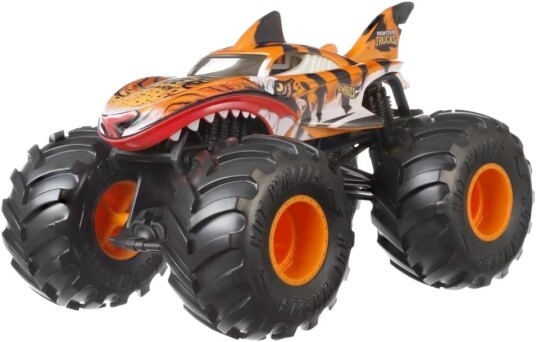 Hot Wheels Monster Truck Tiger Shark Lekebil 1:24