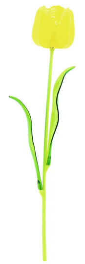 Europalms Krystall-Tulipan, Kunstblomst, Gul 61 Cm (12X) (82600207)