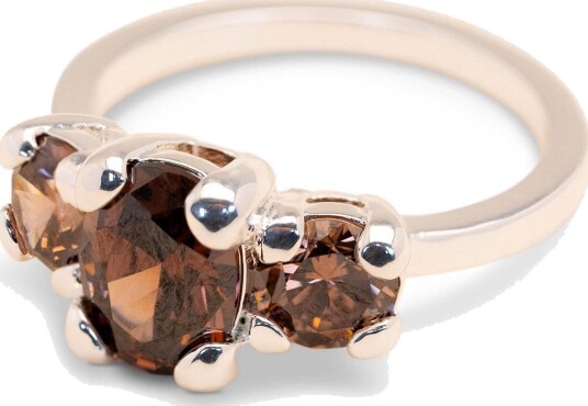 Lily and Rose Ines ring - Chocolate 19 mm
