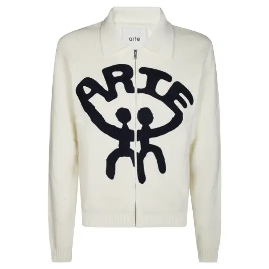 Arte Antwerp Herre Strikkevarer Beige M,