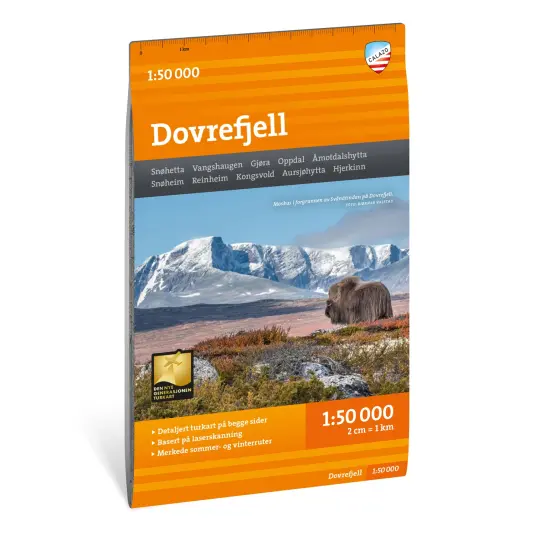 Calazo Turkart Dovrefjell 1:50 000 Calazo Turkart Dovrefjell 1:50 000