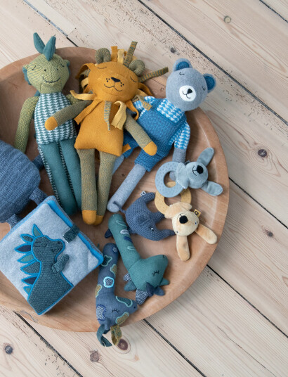 Smallstuff Rattle Rubber Ring, Rabbit, Hazel - Brown - 14X 7X 5CM Smallstuff Rattle Rubber Ring, Rabbit, Hazel - Brown - 14X 7X 5CM