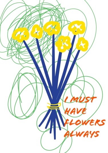Namly Design Plakat Jeg Må Ha Blomster POSTER8W3KUM