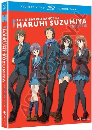 Disappearance Of Haruhi Suzumiya: The Movie Bluray