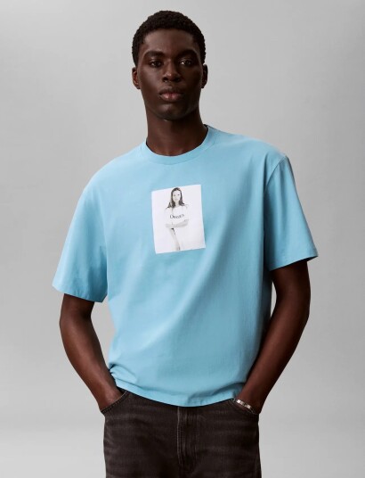 Calvin Klein Obsession Relaxed Tee Blue M