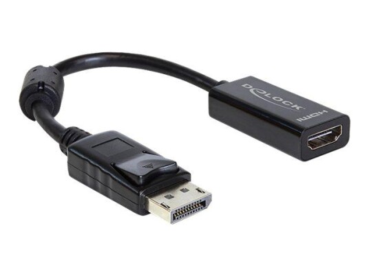 Delock DisplayPort til HDMI Adapter 12,5 cm Svart