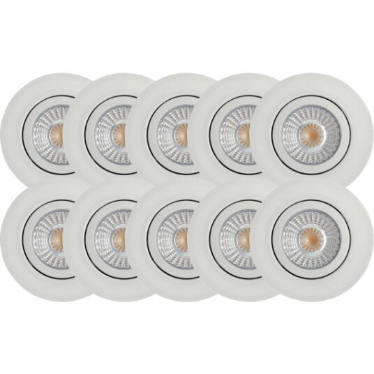 J&El Alto Downlight Matt Hvit 10pk