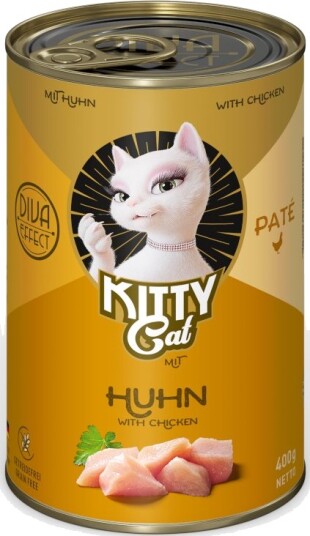 Kitty Cat Våtfôr Adult Pate Kylling 24 X 400 G