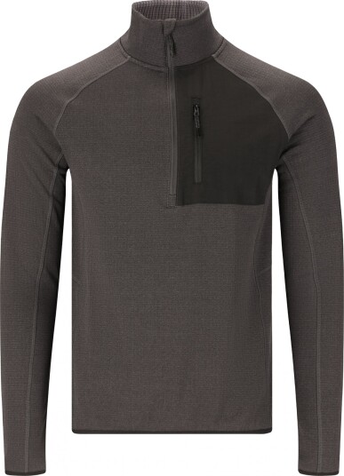 Whistler Helge Fleecegenser Herre Dark Grey Melange 3XL(58)