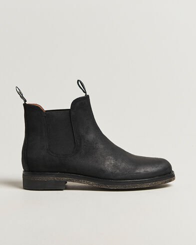 Ralph Lauren Polo  Radford Chelsea Boot Black Rough Out Suede