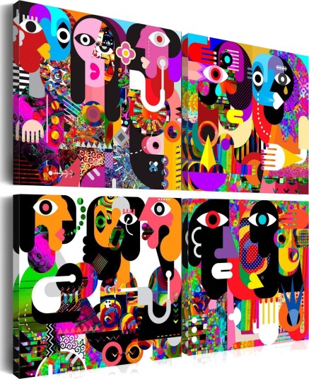 Bilde Abstract Conversations 40x40 Artgeist sp. z o. o.