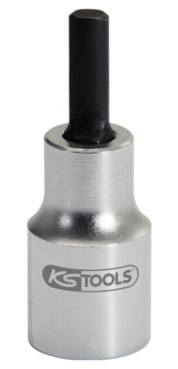 Ks Tools 150.9492, Stikkontakt, 1/2", 1 Hoder, Kromvanadiumstål, Din 3120, Iso 1174, 50 Mm