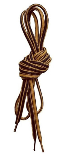 Lundhags Round Shoe Laces 150Cm Yellow/Brown 150Cm