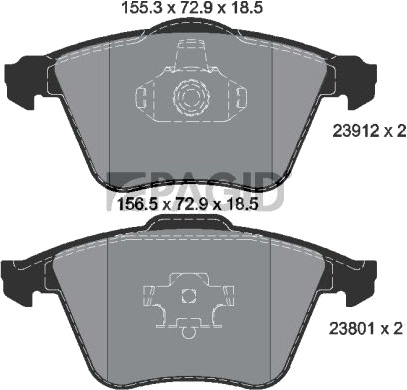 PAGID T1547N Bremseklosser