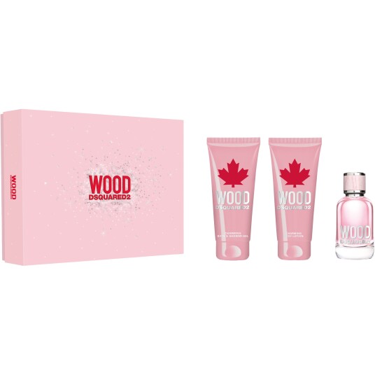 Dsquared2 Wood Pour Femme Eau de Toilette Gift Set Dsquared2 Wood Pour Femme Eau de Toilette Gift Set