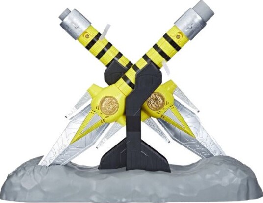 Power Rangers Lightning Collection Yellow Ranger Dolk Lekesett - Med Lyd Og Lys