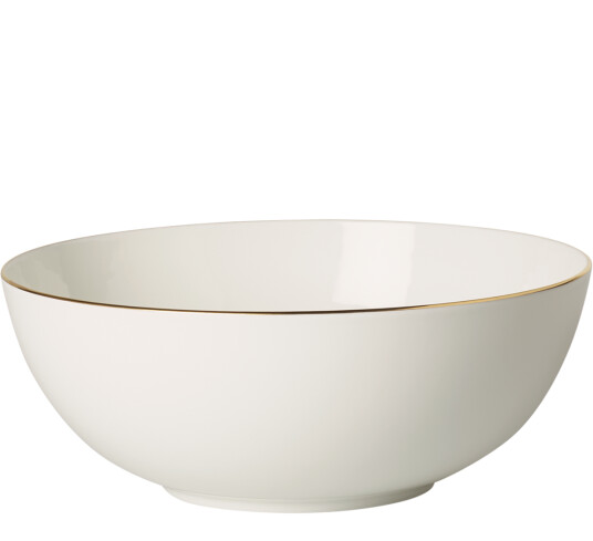 Villeroy & Boch Anmut Gold salatskål Hvit