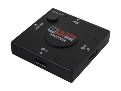 Savio Cl-26 - Video/Audio Switch - 3 X Hdmi - Stasjonær Savio Cl-26 - Video/Audio Switch - 3 X Hdmi - Stasjonær