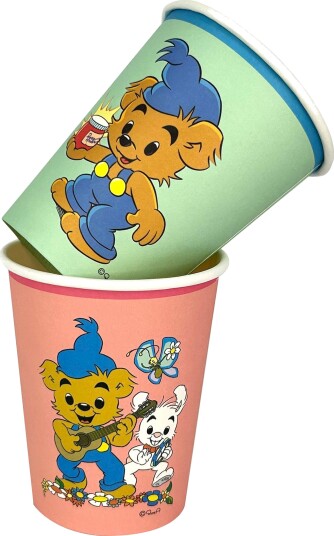 Design House 95 Pappkopper Bamse 8-pakning 203674