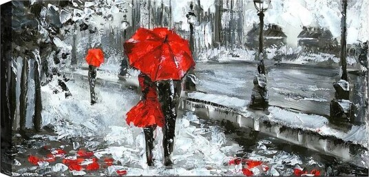 Canvasbilde YTY People Flerfarget 120x50 cm