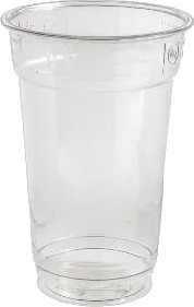 Plastglas 25 Cl Ø78 Mm Eu320 Rpet Klar,50 Stk/Ps   50 Stk.