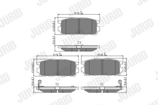 Bremseklosser JURID 573386J Bremseklosser JURID 573386J