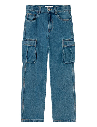 name it Nkmryan St Cargo Jeans 5910-Im Noos Blue 116