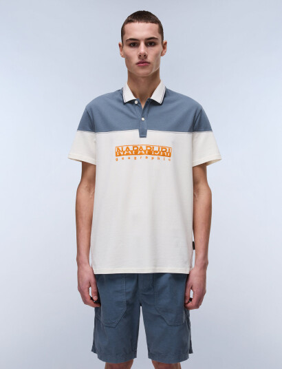 Napapijri E-Saturnia Ss - Cream - L Napapijri E-Saturnia Ss - Cream - L