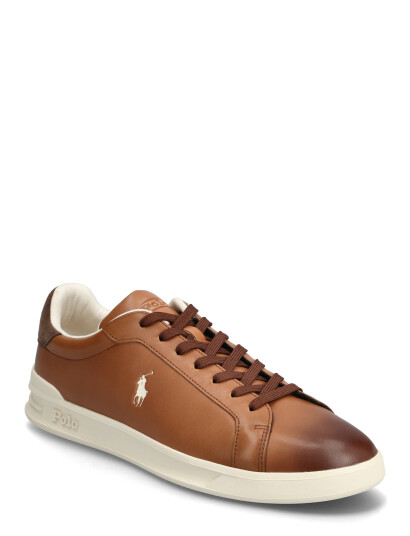 Polo Ralph Lauren Heritage Court Ii Leather Sneaker - Brown - 43.5