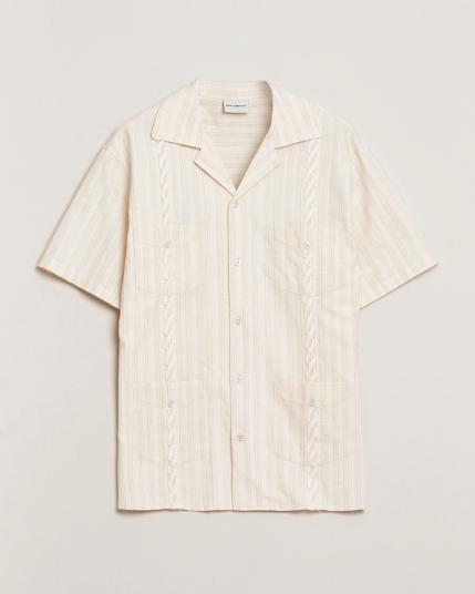 Drôle de Monsieur Cuban Shirt Ecru
