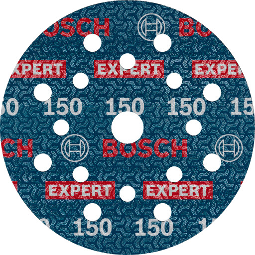 Bosch 125 mm Slipeskive K150, 50 Stk - Elektroverktøy Tilbehør
