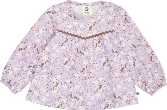 Müsli Genser - Prairie Wide - Blomster/Tofu/Pekannøtter - Müsli - 1½ år (86) - Genser - Lilla