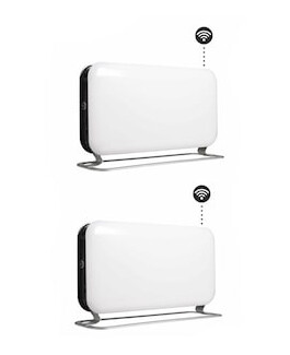 Mill WiFi gulvovn 1200W (hvit) 2-pack