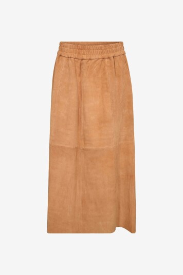 MOS MOSH   Semsket skjørt mmDeena Suede Skirt   Beige