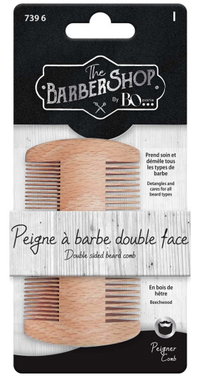 B&O Paris Double-sided Wooden Beard Comb