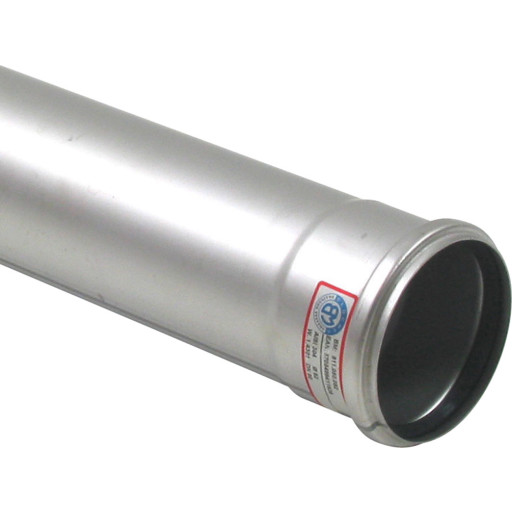 Blücher Afl.Rør Ø82mm X 250Mm Rs 82 Aisi 304.Alm Rf Stål