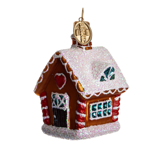 Julekule pepperkakehus 6 cm