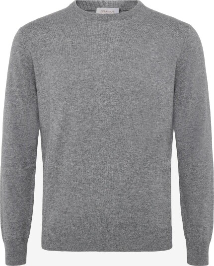 Bramani Cashmere Round Neck - CENERE - L