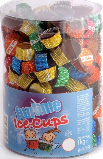 200 stk Hannah"s Icy Cups Eske med Is konfekt Sjokolade