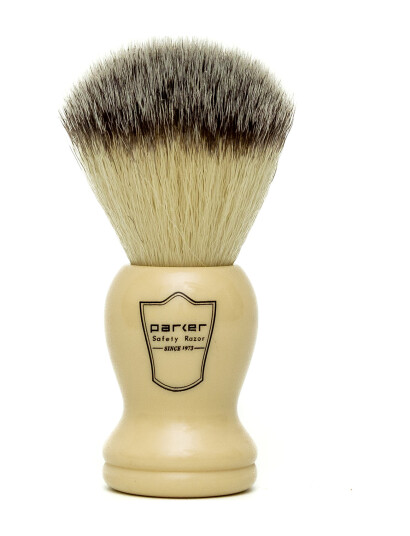 Parker Ivory Handle Synthetic Bristle Shavebrush - Cream - ONE SIZE Parker Ivory Handle Synthetic Bristle Shavebrush - Cream - ONE SIZE