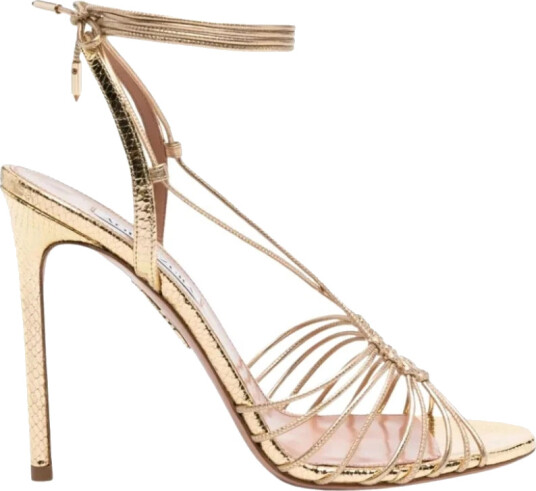 Aquazzura Dame Sko Gul 40 EU,