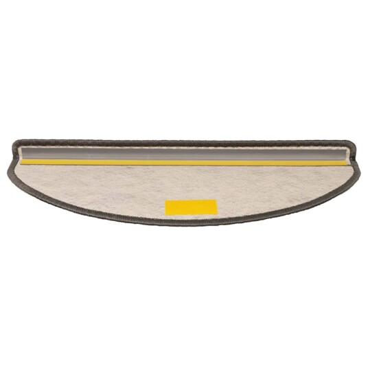 vidaXL Selvklebende trappematter sisal 15 stk 65x21x4 cm antrasitt